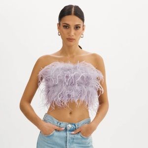 LAMARQUE ZAINA | FEATHER BUSTIER